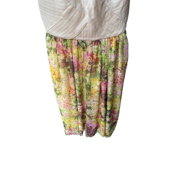 Mcginn Collection Yellow Floral Dress I Size: 4 - Picture 5 of 13